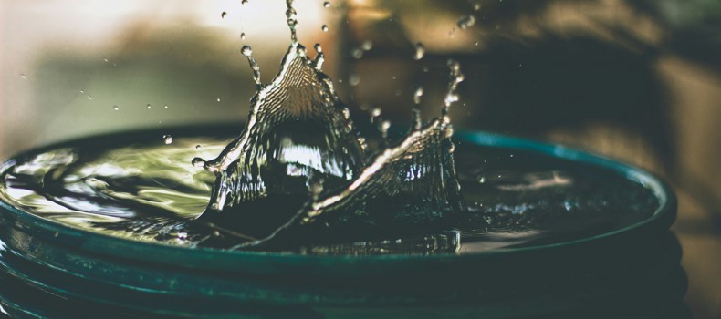 A bucket full of water