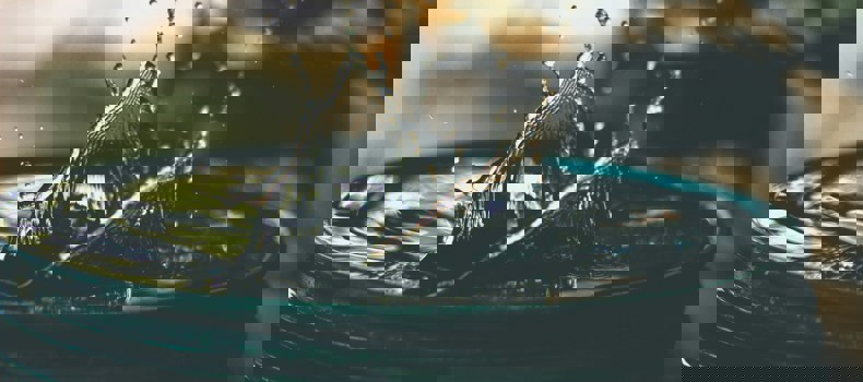 A bucket full of water